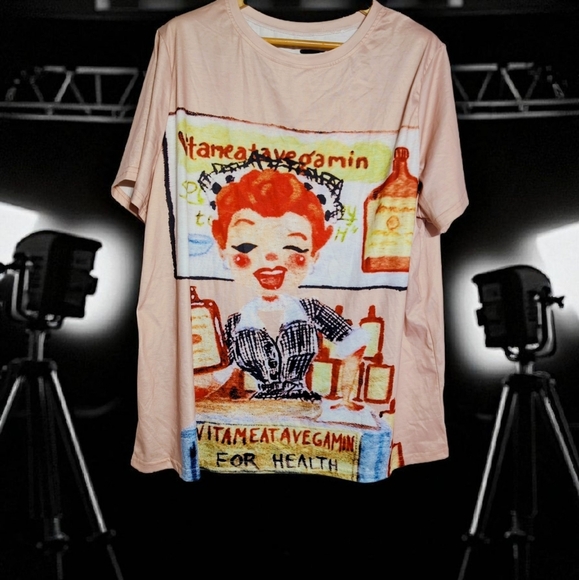 Unbranded I Love Lucy Sz 5X Vitameatavegamin T-Shirt Artistic Abstract - Picture 1 of 5